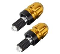 Bouchon d'extrémité de Guidon | Extrémités de Guidon de Moteur Anti-Chute | Couvercle en d'aluminium pour Road Mountain Scooter Touring Outdoor Trajets Cyclisme Voyage Cycliste Conducteur