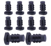 Bouchon D'extrémité De Tuyau D'arrosage, 10 Embouts De Tuyau pour Arrosage, Accessoires D'irrigation Goutte À Goutte Arrêt De Tuyau d'eau De 8 Mm pour Pelouses Yards Jardins Parcs Patios