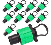 Bouchon d'extrémité Raccord 16mm pour tuyau d'arrosage goutte à goutte 10pcs