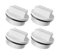Bouchon d'hiver pour Piscine, 4 Pièces Bouchon PVC d'hivernage pour Piscine 1.5 Pouces,Retour d'hiver Bouchon de Buse de Piscine avec Joint Torique,Clapet Skimmer Piscine