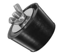 Bouchon D'hivernage de Piscine 38mm en Caoutchouc Noir Anti-Gel
