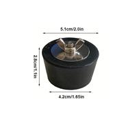 Bouchon d'hivernage de piscine bouchons de retour de piscine en caoutchouc 1 pouce 1,25 pouces 1,5 pouces 2 pouces 2,5 pouces bouchons d'extension d'hiver de piscine avec boulon - Type 2.01in 5.1cm