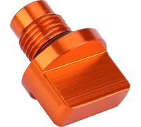 Bouchon d'huile moteur, bouchon de remplissage orange haute dureté acier usiné CNC pour accessoires moto remplacement RC 125/200/390 Toute l'année