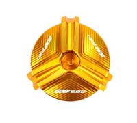 bouchon d'huile moto Pour SV650 SV 650 X/S/A Moto CNC Alliage Bouchon D'huile Moteur Boulon Protection Du De Réservoir Accessoires(SV650-Gold)