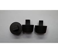 Bouchon d'insert Conique nervuré Protection Force pour 1-1/2" 1-9/16" 1-5/8" 1-11/16" 38-44mm ID Trou Filetage Tube Ouverture de Bouteille (Paquet de 3) Caoutchouc Réutilisable