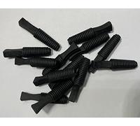 Bouchon d'insertion Conique nervuré de Force de Protection pour l'ouverture de Bouteille de Tube de Filetage de Trou d'identification de 11/32 "3/8" de 8-10mm (Paquet de 20) Caoutchouc réutilisable