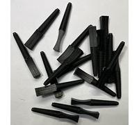 Bouchon d'insertion Conique nervuré de Force de Protection pour Ouverture de Bouteille de Tube de Filetage de Trou d'identification de 3/16 "7/32" (Paquet de 25) en Caoutchouc réutilisable