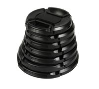 Bouchon d'objectif 49 mm, 52 mm, 55 mm, 58 mm, 62 mm, 67 mm, 72 mm, 77 mm, 82 mm, design sans mot à clipser protège l'objectif de la poussière et de l'eau pour appareil photo