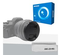 Bouchon d'objectif 72mm,Accessoires pour objectifs d'appareil Photo (pouvant être pressés des Deux côtés),Convient à Tous Les objectifs filetés 72mm incluant Un Chiffon de Nettoyage.