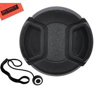 Bouchon d'objectif à Clipser pour Appareil Photo Panasonic DMC-FZ1000 4K avec Porte-Bouchon et Chiffon de Nettoyage 62 mm