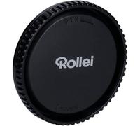 Bouchon d'objectif arrière noir Rollei pour monture E
