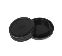 Bouchon d'objectif arrière pour appareil photo - Noir - Pour Olympus OM SLR - Accessoires pour appareil photo reflex - Capuchon de protection pour objectif arrière - Ensemble de protection à vis
