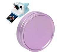 Bouchon d'objectif compatible avec Now 3{^>e<^} génération/Now + 2e 3e appareil photo instantané, protecteur d'objectif d'appareil photo en alliage d'aluminium avec rembourrage intérieur, protection