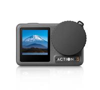 Bouchon d'objectif en silicone compatible avec DJI ACTION4/3, résistant à la poussière et aux chutes, protection anti-rayures pour caméra sportive