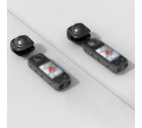 Bouchon d'objectif en silicone souple pour Insta360 X4/X5, housse de protection anti-rayures avec finition en spray d'huile, accessoire photo léger et lavable, noir