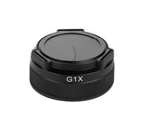 Bouchon d'objectif noir à ouverture et fermeture automatique pour appareil photo Canon G1X