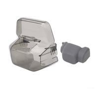 Bouchon d'objectif pour caméras DJI Flip offrant une protection fiable contre la poussière et les collisions pour un transport et un rangement sûrs (protecteur + bouchon d'objectif)