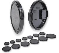 Bouchon d'objectif Retro 58 mm avec Fermeture à Clip pour objectifs d'appareil Photodu Capuchon d'objectif pour appareils numériques rétro Compatible avec Fujifilm,Sony,Canon,Nikon