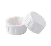 Bouchon d'obturation fileté interne pour tuyau en PVC, raccord à douille pour vannes de vidange d'eau blanc 20mm