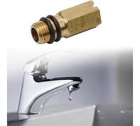 Bouchon d'obturation M10 10 mm pour robinet froid et chaud robinet flexible embout de tuyau d'entrée d'eau pour tous les robinets de salle de bain ou de cuisine