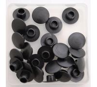 Bouchon d'obturation M10 Hexagonal BLACK 25 pièces