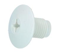 Bouchon d'obturation pour support de ceinture de sécurité - blanc