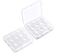 Bouchon d'Oreille, 6 Paires Bouchon D'oreille en Silicone Réutilisables Antibruit Bouchons d'Oreilles Bloquant le Son avec Étui pour Sommeil, Concerts, Apprendre (Blanc)