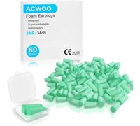 Bouchon D'oreille, 60 Paires Boule Quies Anti Bruit Snr 34 Db, Bouchons D'reille En Mousse Souple, Boule Quies Protection Auditive Pour Etudier Les De Voyage Fitness (Lac Bleu)