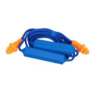 Bouchon d'oreille Bluetooth Rechargeable, Autonomie de 20 Heures, étanche IPX5, pour Le Travail dans la Cour de Soudage (Blue)