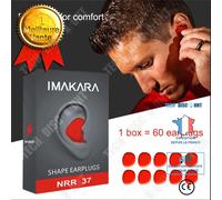 Bouchon D'oreille Moulables De Forme Réduction Du Bruit Pu Bouchons D'oreilles Aide Sommeil Doux Étanche Natation Insonorisés