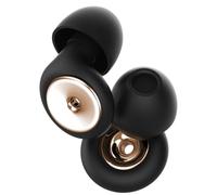 Bouchon d'oreille Pour Dormir,Bouchons Doreilles Anti Bruit,Bouchons En Silicone,doux et réutilisables,4 Tailles(XS/S/M/L),Pour Déplacements Train Avion,Pour Travail a Domicile(Doré)