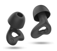 Bouchon d'oreille pour dormir, Bouchons doreilles anti bruit, Silicone souple, Réutilisables, Adaptés à la réduction du bruit et aux vols, 8 embouts auriculaires en XS/S/M/L