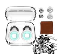Bouchon d'oreille Pour Dormir, Bouchons d'oreilles Artevive Moto, Artevive Moto Earplugs-27 Db, Bouchon Oreille Anti Bruit, Bouchons d'oreille Réutilisables en Silicone Super Soux (Green, Copper Coin)