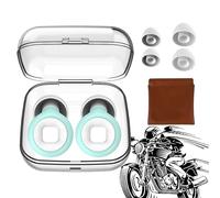 Bouchon d'oreille Pour Dormir, Bouchons d'oreilles Artevive Moto, Artevive Moto Earplugs-27 Db, Bouchon Oreille Anti Bruit, Bouchons d'oreille Réutilisables en Silicone Super Soux (White, Copper Coin)