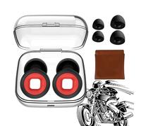 Bouchon d'oreille Pour Dormir, Bouchons d'oreilles Artevive Moto, Artevive Moto Earplugs-27 Db, Bouchon Oreille Anti Bruit, Bouchons d'oreille Réutilisables en Silicone Super Soux (Red, Copper Coin)