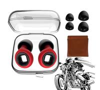 Bouchon d'oreille Pour Dormir, Bouchons d'oreilles Artevive Moto, Artevive Moto Earplugs-27 Db, Bouchon Oreille Anti Bruit, Bouchons d'oreille Réutilisables en Silicone Super Soux (Black, Copper Coin)
