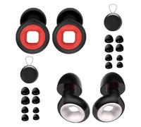 Bouchon D'oreille pour Dormir,Dancepandas Loop Earplugs 2 paires,Bouchon D'oreille Lavables et Réutilisable en Silicone Flexible pour le Sommeil les Concerts Voyage Bureau