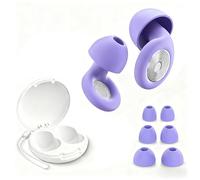 Bouchon D'oreille pour Dormir, Réutilisable en Silicone Flexible, 45dB Noise Cancelling Étanchéité Earplugs Protection Auditive, pour le Sommeil/la Concentration/les Concerts, 4 Tailles (XS/S/M/L)