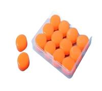 Bouchon D'oreille Silicone Réduction du bruit Sommeil Anti Annulation Isolation phonique Protection Réutilisable(Orange)