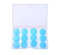 Bouchon D'oreille Silicone Réduction du bruit Sommeil Anti Annulation Isolation phonique Réutilisable(Blue 12pcs)