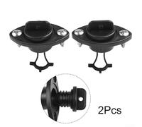 Bouchon Drain Canot 2pcs Filetage Fin Vibration | Joint torique intégré, étanchéité positive, empêche infiltrations eau, pour kayak canoë dinghy