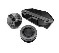 Bouchon du réservoir Couvercle De Réservoir Avant Et Arrière CNC Pour Moto, Bouchon De Remplissage D'huile Protection De Réservoir Pour KAWASAKI Z900 2017-2024 2025(3-Grey)