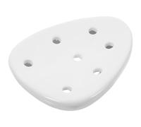 Bouchon D'urinoir en Céramique Blanche, Anti-obstruction pour Salle de | Crépine de Vidange, Installation Rapide, Usage Commercial, pour Cuvette et Évacuation D'urinoir