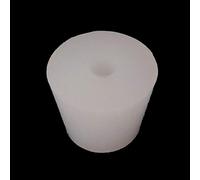 Bouchon en caoutchouc en silicone de qualité alimentaire, bouchon en silicone avec trou for soupape de chariot à souples brasses vin 3# -11# for choisir 2pcs / lot(Size 14 with hole)