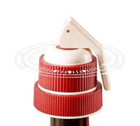Bouchon en de luxe, outil de conservation du vin, joint réglable avec échelle de mesure, accessoire de bouteille avec finition élégante, gadget à boire avec un design fonctionnel, outil de bar p