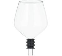 Bouchon en forme de verre à vin - H 13 cm Transparent