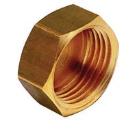 bouchon en laiton à visser - femelle - 26 x 34 - sachet de 2 pièces