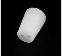 Bouchon en Silicone à Deux Trous pour Le Laboratoire et l'industrie Alimentaire (24/18 mm)