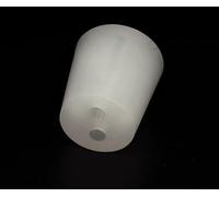Bouchon en Silicone à Deux Trous pour Le Laboratoire et l'industrie Alimentaire (27/21 mm)