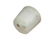 Bouchon en Silicone à Deux Trous pour le laboratoire et l'industrie alimentaire (32/26 mm)